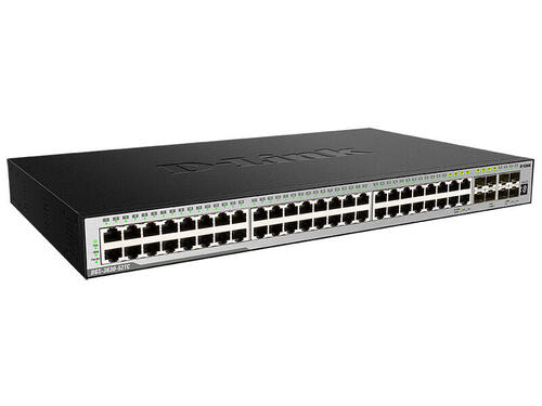 Коммутатор D-Link L3 Managed Switch with 44 10/100/1000Base-T ports and 4 100/1000Base-T/SFP combo-ports and 4 10GBase-X SFP+ ports DGS-3630-52TC/A1AMI DGS-3630-52TC/A1AMI
