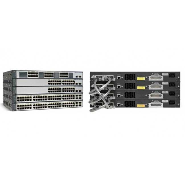 Коммутатор Cisco Catalyst 3750V2 48 10/100 + 4 SFP Enhanced Image (WS-C3750V2-48TS-E) WS-C3750V2-48TS-E