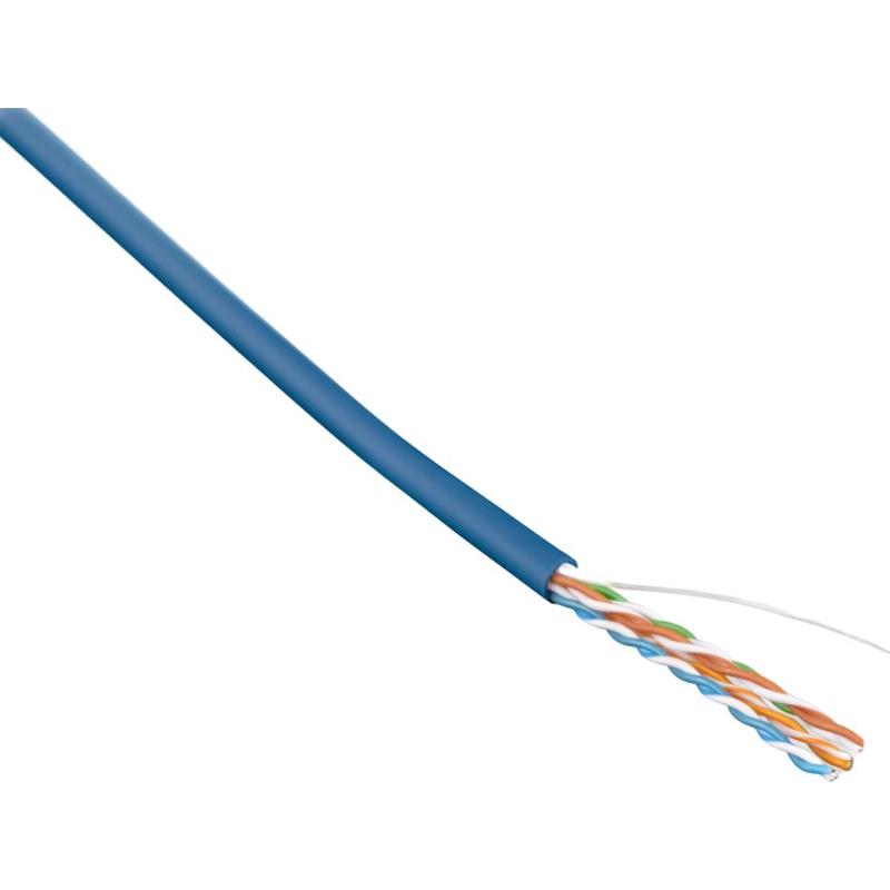 Кабель Hyperline (305 м) витая пара, неэкран. U/UTP, категория 5e, 4 пары (24 AWG), одножильный (solid), LSZH, нг(С)-HF, -20°C – +75°C, красный - гарантия: 15 лет компонентная, 25 лет системная UUTP4-C5E-S24-IN-LSZH-BL-305 UUTP4-C5E-S24-IN-LSZH-BL-305