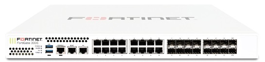 Межсетевой экран Fortinet FortiGate-300E 18 x GE RJ45 ports (including 1 x MGMT port, 1 X HA port, 16 x switch ports), 16 x GE SFP slots, SPU NP6 and CP9 hardware accelerated FG-300E FG-300E