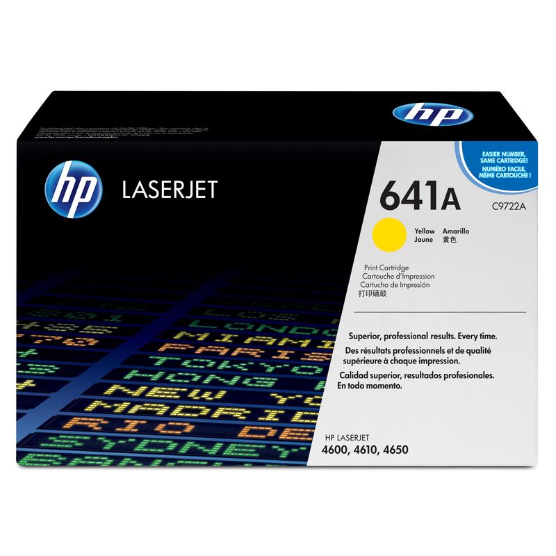 Тонер-картридж HP 641A Yellow для CLJ 4600/4650 (8000 стр) C9722A C9722A