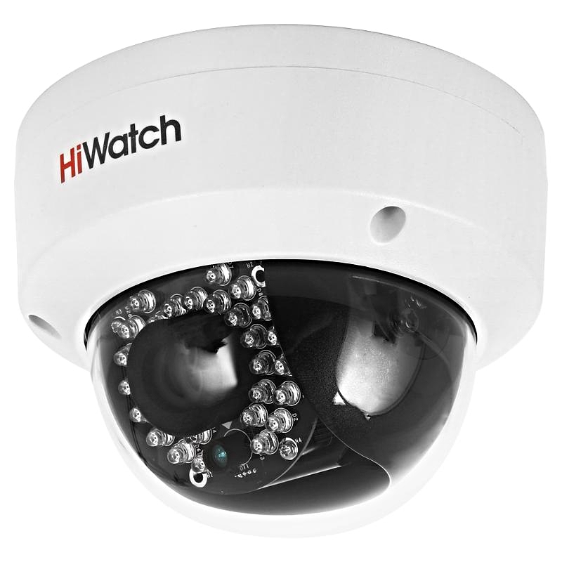 Видеокамера IP HiWatch DS-I122 (12 mm) 1,3Мп уличная купольная мини ИК-подсветкой до 15м;объектив 12мм DS-I122 (12 mm) DS-I122 (12 mm)