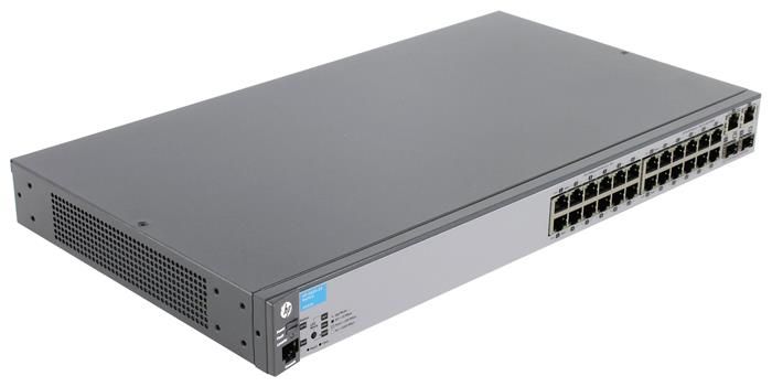 Коммутатор HPE 2620-24 Switch Managed, 24*10/100 + 2*10/100/1000 + 2*SFP, L3, 19" J9623A J9623A