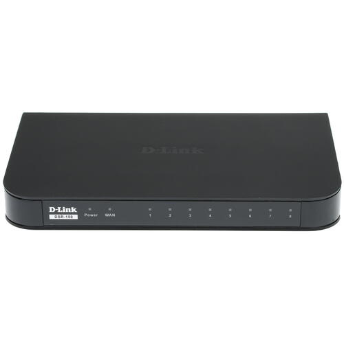 Маршрутизатор D-Link VPN Router with 1 10/100Base-TX WAN ports, 8 10/100Base-TX LAN ports and 1 USB ports, Firmware for Russia DSR-150 DSR-150/C1A