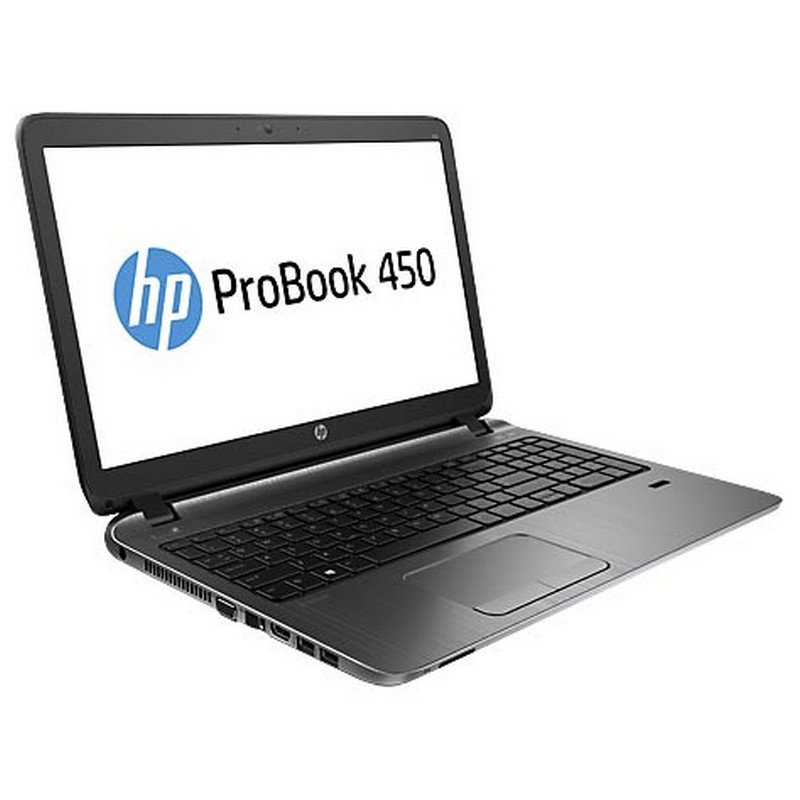 Ноутбук HP ProBook 450 Core i3-5010U 2.1GHz,15.6" HD LED AG Cam,4GB DDR3L(1),500GB 5.4krpm,DVDRW,WiFi,BT,4C,FPR,2.4kg,1y,Win7Pro(64)+Win8Pro(64) K9L17EA K9L17EA