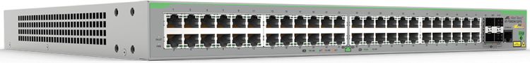 Коммутатор Allied Telesis 48 x 10/100T POE+ ports and 4 x 100/1000X SFP (2 for Stacking), Fixed AC power supply, EU Power Cord AT-FS980M/52PS-50 AT-FS980M/52PS-50