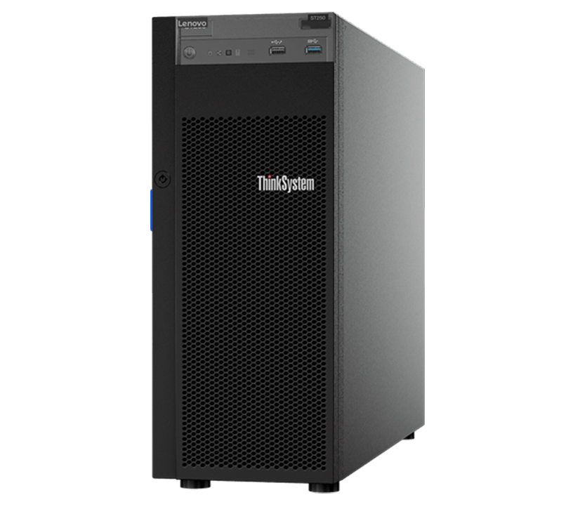 Сервер Lenovo ThinkSystem ST250 Tower 4U, Xeon E-2224 (4C 3.4GHz 8MB Cache/71W), 1x16GB/2666/UDIMM,noHDD (upto8 SFF), SW RAID,550W,XCC Standard, DVD-RW 7Y45A03QEA 7Y45A03QEA