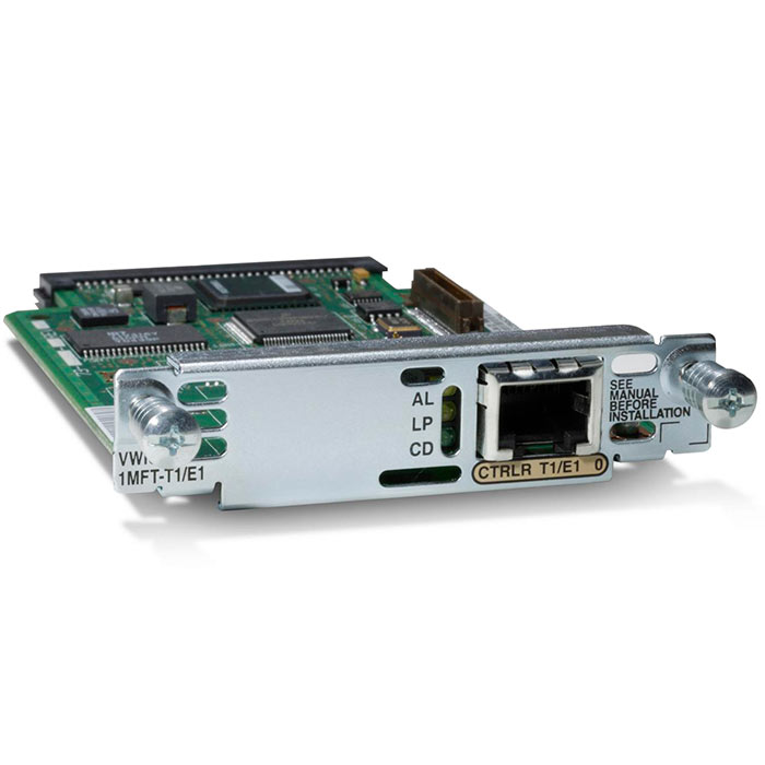 VWIC3-1MFT-T1/E1 Голосовой интерфейсный модуль с одним портом G.703 (RJ48c) VWIC3-1MFT-T1/E1