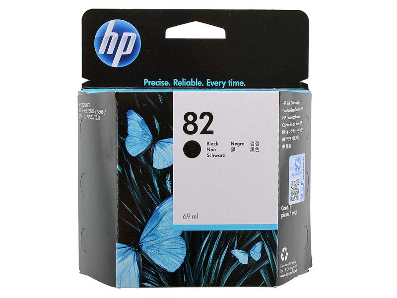 Картридж HP №82 69ml для Designjet 111/510, Black (CH565A) CH565A #1