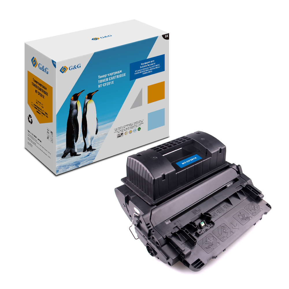 Тонер-картридж G&G для HP LaserJet Enterprise Flow MFP M605/606/630  (25000стр) NT-CF281X NT-CF281X/GG-CF281X