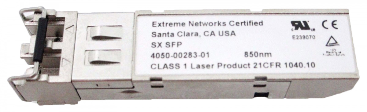 Модуль Extreme Networks 1000BASE-SX SFP, MMF 220 & 550 meters, LC connector, Industrial Temp 10051H 10051H