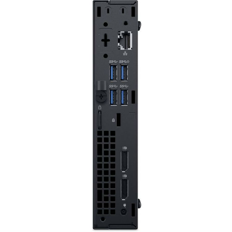 Персональный компьютер Dell Optiplex 7070 Micro i7-9700 (3.0 MHz, 12M, 8C), 16GB (1x16GB) 2666MHz DDR4 Non ECC, 512GB M.2 PCIe NVMe class 40 SSD, UHD 630, Intel Wireless-AC 9560 2x2 802.11ac Wi-Fi с MU-MIMO + Bluetooth 5, HDMI 2.0b, mse/keyb, No vPro 7070-5536