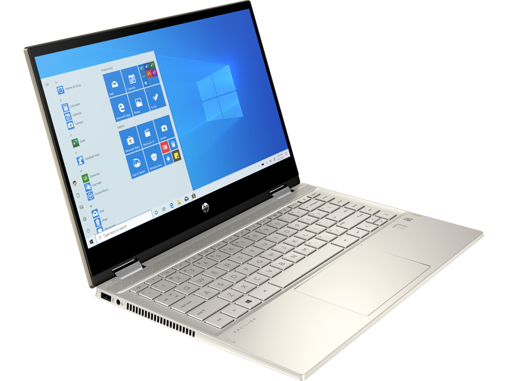 Ноутбук HP Pavilion x360 14-dw1009ur 14" FHD Touch, Intel Core i7-1165G7, 16Gb, 512Gb SSD, no ODD, Win10, золотистый 2X2R5EA 2X2R5EA