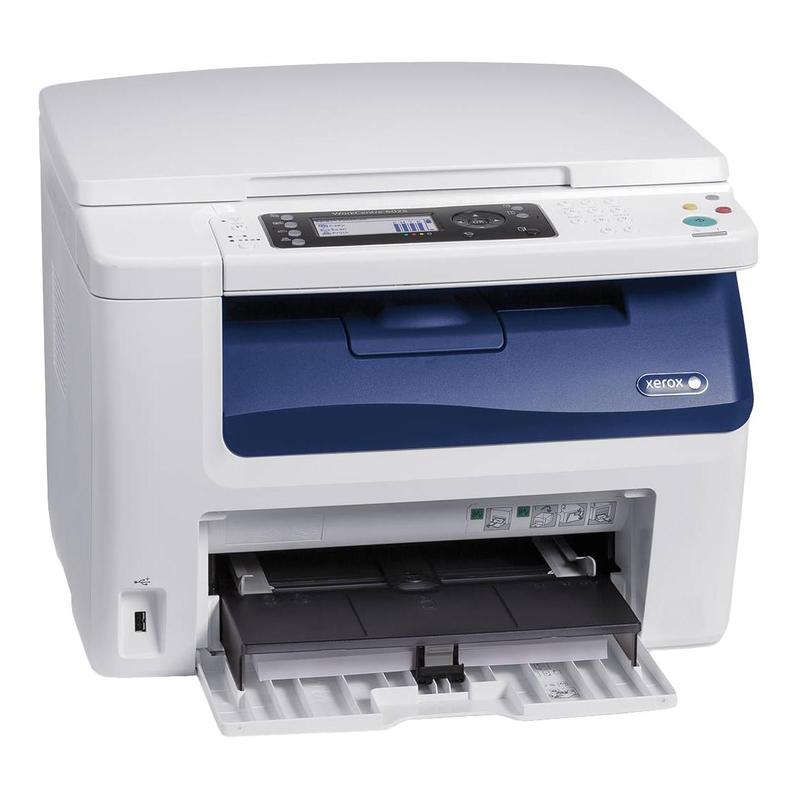 МФУ Xerox WorkCentre 6025V_BI Цветная, A4, 12 стр/мин/ 10цв.стр/мин, до 30K стр/мес, 256MB, USB ,Apple AirPrint, Xerox PrintBack. 6025V_BI 6025V_BI