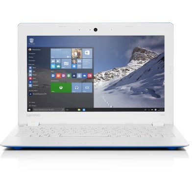 Ноутбук Lenovo IdeaPad 100s-11IBY Atom Z3735F/2Gb/SSD32Gb/Intel HD Graphics/11.6"/HD (1366x768)/Windows 10/blue/WiFi/BT/Cam (80R2003LRK) 80R2003LRK