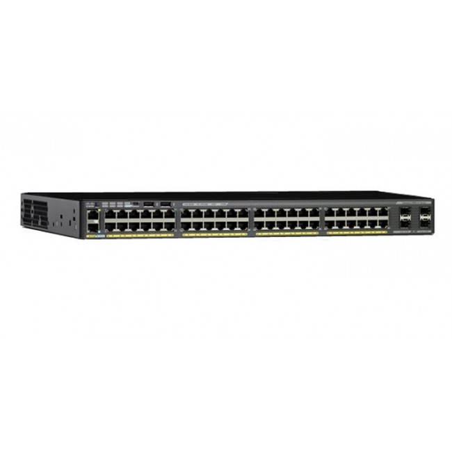 Коммутатор Cisco 48 GigE, 4 x 1G SFP, LAN Base WS-C2960X-48TS-L WS-C2960X-48TS-L