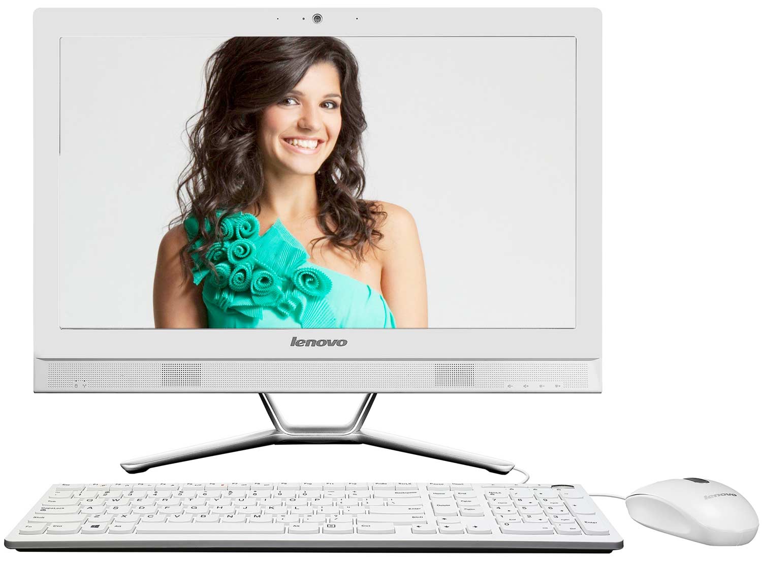 Моноблок Lenovo C50-30 23" FHD i3-4005U,4Gb,500Gb,DVDRW,WiFi,Cam,White, DOS (F0B10059RK) F0B10059RK