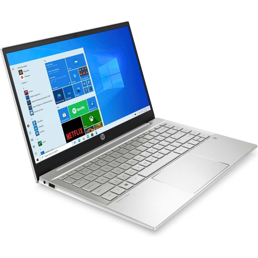 Ноутбук HP Pavilion 14-ec0036ur 14"(1920x1080 IPS)/AMD Ryzen 5 5500U(2.1Ghz)/16384Mb/512PCISSDGb/noDVD/Ext:GeForce MX450(2048Mb)/Cam/BT/WiFi/65WHr/war 1y/Natural silver /FreeDOS + fingerprint 4E1B0EA 4E1B0EA