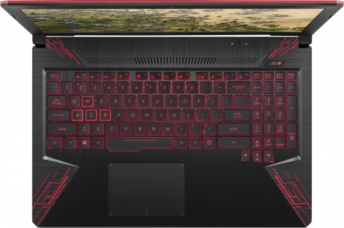 Ноутбук Asus FX504GD-E41064T i5-8300H (2.3)/6G/1T+16G Optane/15.6"FHD AG IPS/NV GTX1050 2G/noODD/BT/Win10 Metal, Gunmetal 90NR00J3-M18890 90NR00J3-M18890