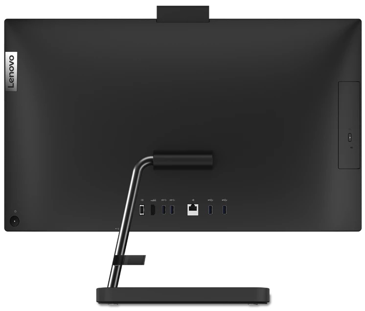 Моноблок Lenovo AIO 3 24ALC6 Ryzen 7 5700U 16Gb SSD 512Gb AMD Radeon Graphics 23.8 FHD IPS DVD(DL) BT Cam Win10 Черный F0G10024RK F0G10024RK