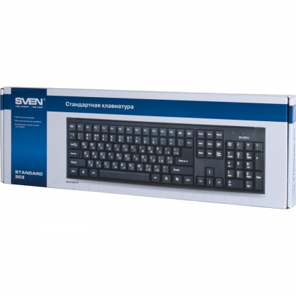 Клавиатура SVEN Standard 303 USB чёрная (SV-03100303UB) SV-03100303UB #2