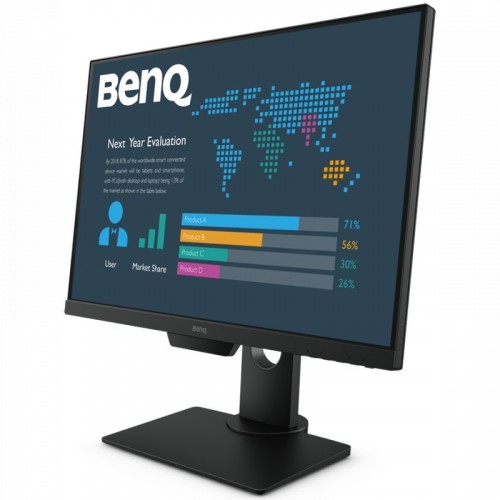 Монитор BenQ 25'' 16:10 1920х1200(FHD) IPS, 60 Гц, 300cd/m2, H178°/V178°, 1000:1, 20M:1, 16.7M, 5ms, VGA, DVI, HDMI, DP, USB-Hub, Height adj, Swivel, Speakers, Black BL2581T BL2581T