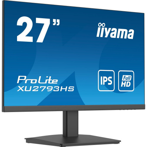 Монитор IIYAMA 27" ProLite черный IPS LED 4ms 16:9 HDMI M/M матовая 1000:1 300cd 178гр/178гр 1920x1080 D-Sub DisplayPort FHD 4.6кг XU2793HS-B4 XU2793HS-B4