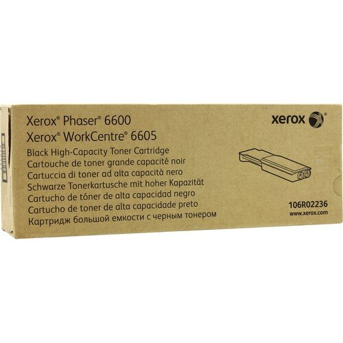 Картридж Xerox лазерный черный для Xerox Ph 6600/WC 6605 106R02236 106R02236 #1