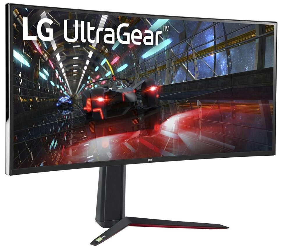 Монитор LG 37.5" Nano IPS LED изогнутый, 3840x1600, 1ms, 178°/178°, 750cd/m2, 1000:1, 2*HDMI, DP, Usb-hub, 160Hz, HDR10, NVIDIA G-Sync, HAS, Tilt, Подставка Ergo, Black 38GN950-B 38GN950-B #5