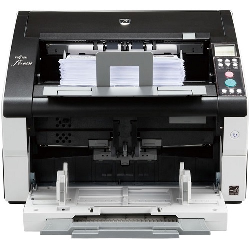 Сканер Fujitsu fi-6400 двухсторонний, 100 стр./мин в режиме landscape, ADF 500, USB 2.0, A3, нагрузка 30 000 стр/день PA03575-B401 PA03575-B401