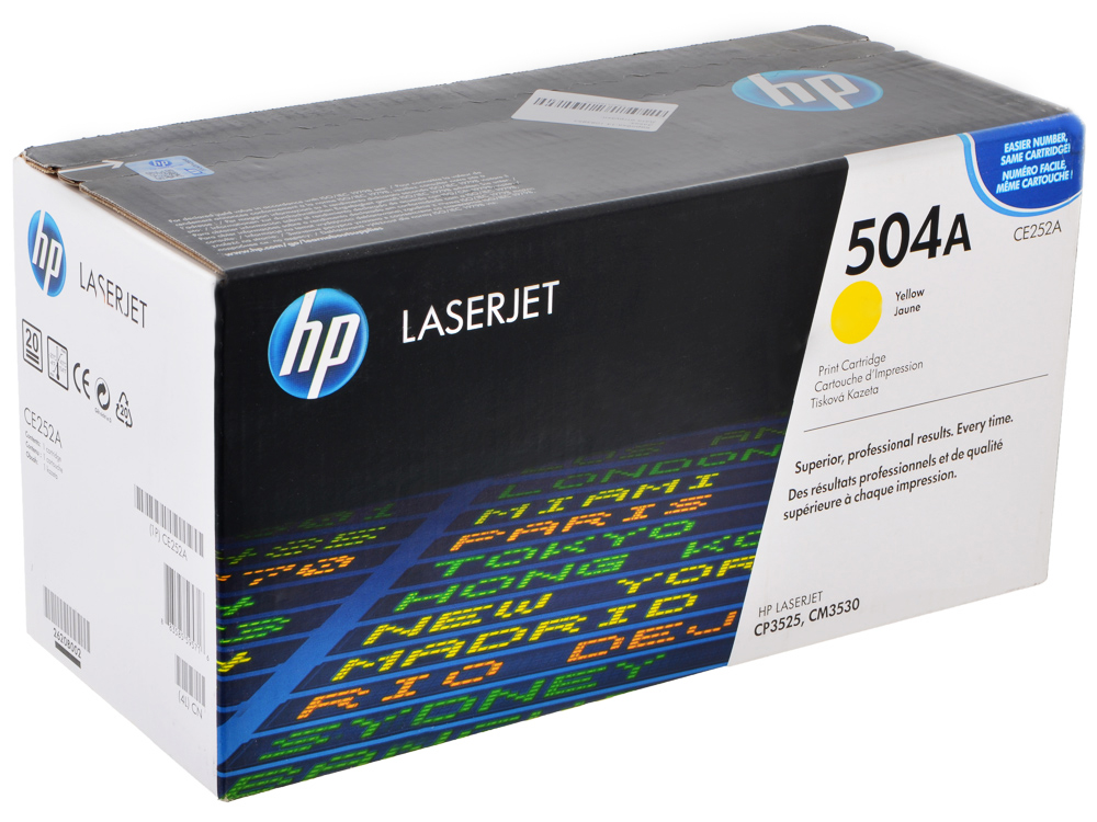 Картридж Original HP [CE252A] желтый для CM3530/CP3525 (7000 стр) CE252A #2
