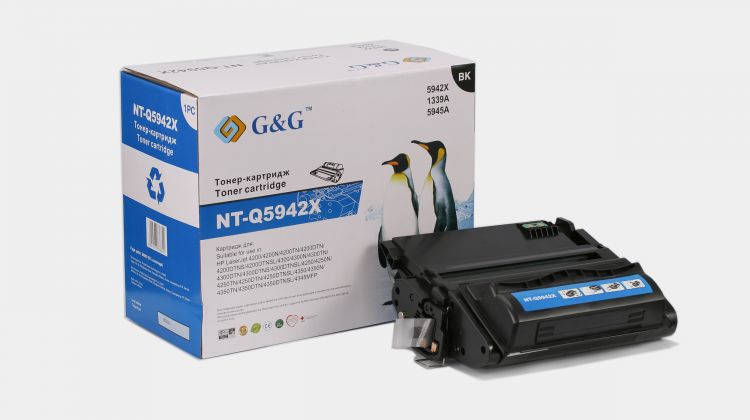 Тонер-картридж G&G для HP LaserJet 4200/4250/4300/4350/4345 (20000стр) NT-Q5942X NT-Q5942X