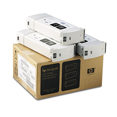 Картридж HP 83 Black UV для Designjet 5000/5000ps/5500/5500ps 3x680-ml C5072A C5072A