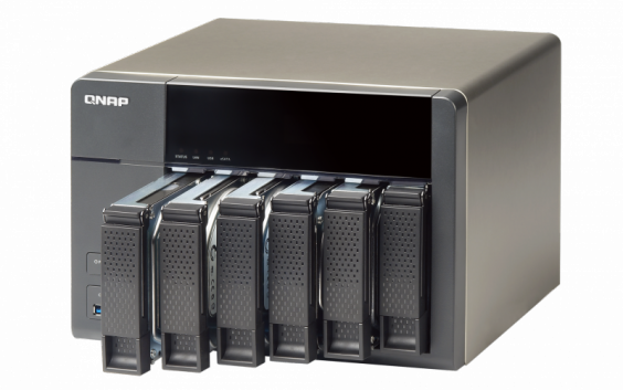 Сетевой RAID-накопитель QNAP 6 отсеков для HDD, HDMI-порт. Intel Celeron J1800 2,41 ГГц , 1ГБ. TS-651 TS-651