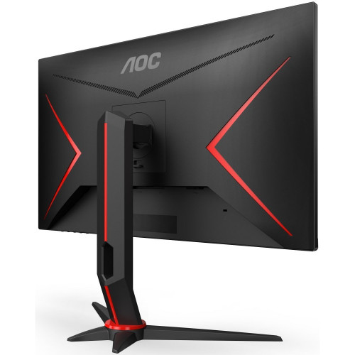 Монитор AOC 23.6'' LCD 16:9 1920х1080(FHD) VA, Curved, nonGLARE, 250cd/m2, H178°/V178°, 3000:1, 80M:1, 16.7M, 1ms, VGA, 2xHDMI, DP, USB-Hub, Height adj, Tilt, Swivel, Speakers, Curved, 2Y, Black-Red 24G2U/BK 24G2U/BK