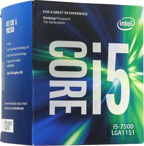 Процессор Intel Intel Original Core i5 7500 Soc-1151 () (3.4GHz/Intel HD Graphics 630) Box BX80677I57500 S R335 BX80677I57500 S R335