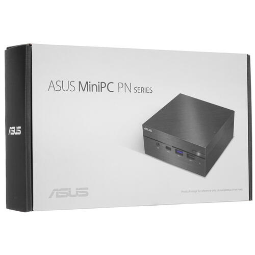 Персональный компьютер ASUS Mini PC PN62S-B3556MV Core i3-10110U/8Gb/256GB M.2(NVMe) SSD/2x USB 3.2 Gen 1 Type-C/2x USB 3.2/2Mic/1 x HDMI/RJ45/Intel Wi-Fi 6 AX201/AX200 (Gig+)/BT 5/DOS/0,7Kg/Black 90MS01T1-M05560 90MS01T1-M05560