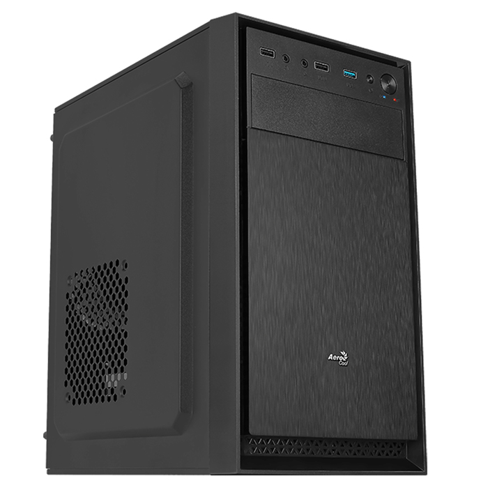 Корпус Aerocool  CS-104-S-BK-v1 черный без БП mATX 4x120mm 2xUSB2.0 1xUSB3.0 audio CS-104-S-BK-v1 CS-104-S-BK-v1