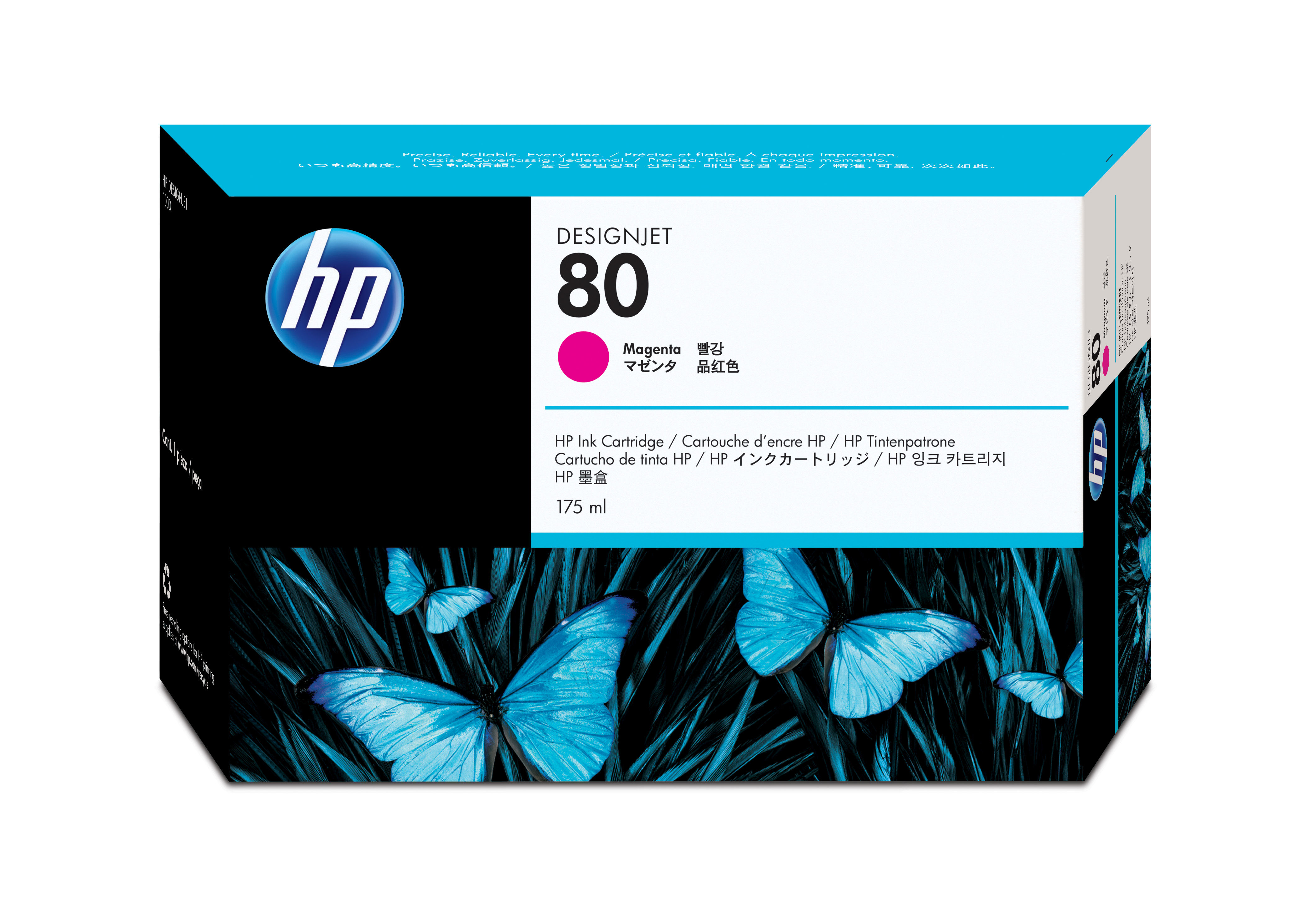 Картридж струйный HP №80 пурпурный для HP DJ 1050C C4874A C4874A #2