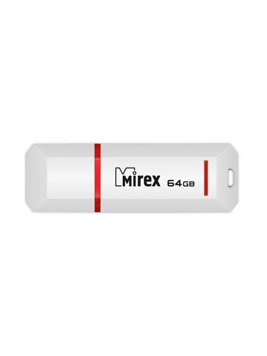 Флеш накопитель Mirex 13600-FMUKWH64 64GB,Knight,USB 2.0,белый 13600-FMUKWH64 13600-FMUKWH64