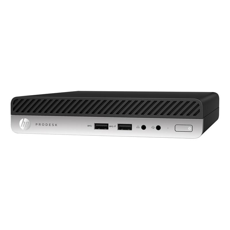 Персональный компьютер HP ProDesk 400 G4 Mini Core i3-8100T,4GB,500GB,USBkbd/mouse,Stand,VGA Port,Win10Pro(64-bit),1-1-1Wty 4CZ95EA 4CZ95EA
