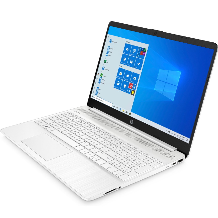 Ноутбук HP 15s-fq1087ur Core i3 1005G1/8Gb/SSD256Gb/Intel UHD Graphics/15.6"/IPS/FHD (1920x1080)/Windows 10/white/WiFi/BT/Cam 22Q50EA 22Q50EA