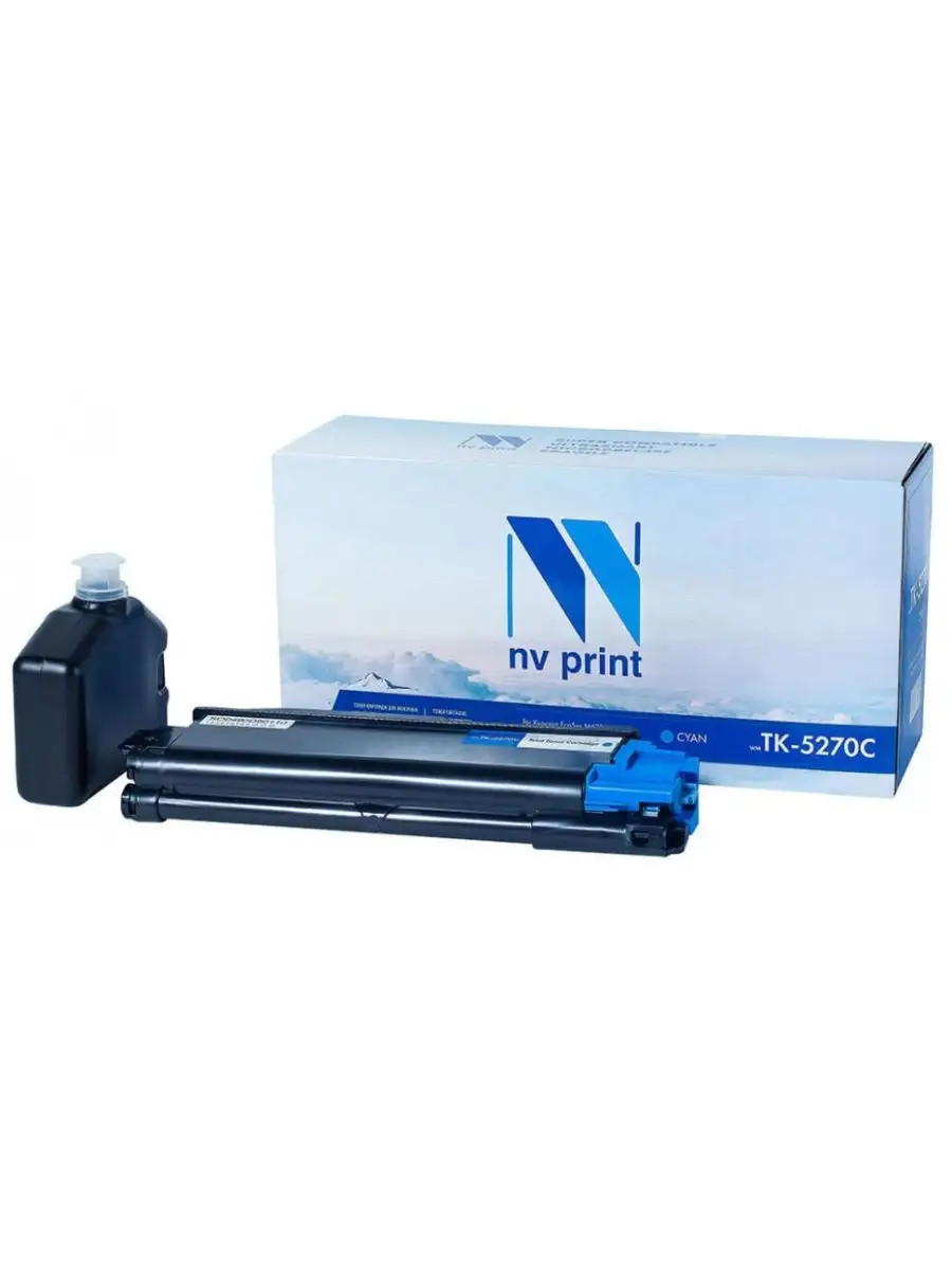 Картридж NVPrint для Kyocera EcoSys M6230cidn/P6230cdn/M6630cidn 6000 стр, Голубой NV-TK5270C NV-TK5270C