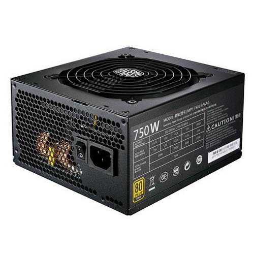 Блок питания Cooler Master MWE 750 Gold, MWE 750 Gold MPY-7501-AFAAG Fully Modular, RTL MPY-7501-AFAAG-EU MPY-7501-AFAAG-EU