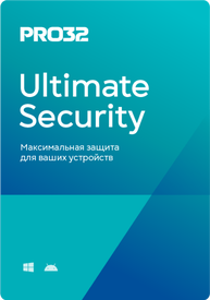 Право на использование PRO32 антивирус Ultimate Security – лицензия на 1 год на 3 устройства PRO32-PUS-NS(EKEY)-1-3 PRO32-PUS-NS(EKEY)-1-3