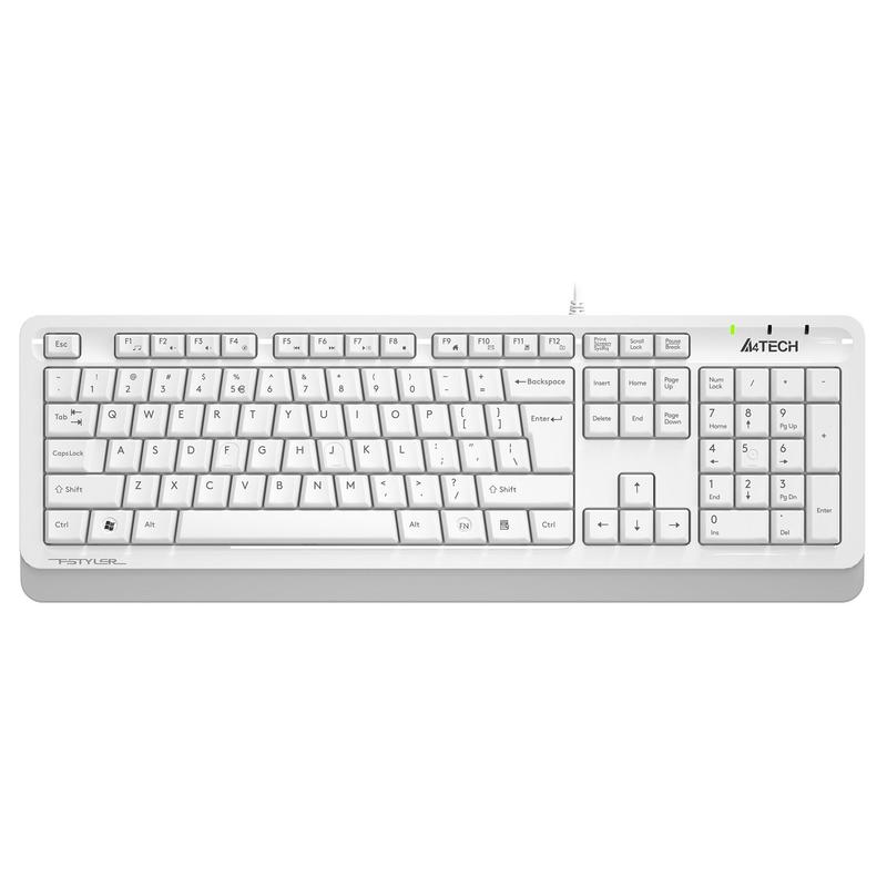 Клавиатура A4Tech   Fstyler FKS10 белый/серый USB FKS10 WHITE FKS10 WHITE #2