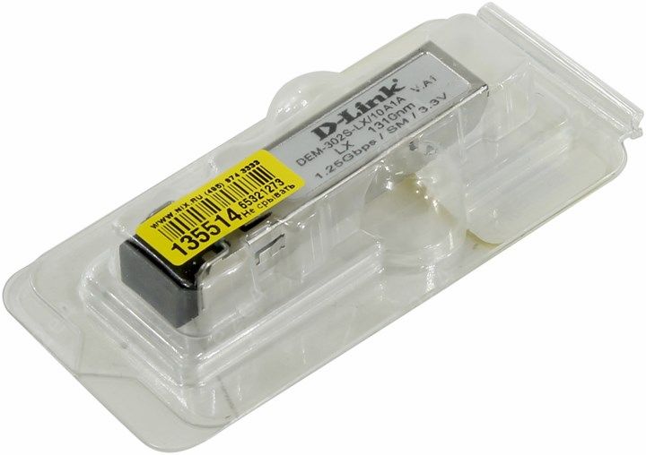 Трансивер D-Link SFP Transceiver with 1 1000Base-LX port DEM-302S-LX DEM-302S-LX
