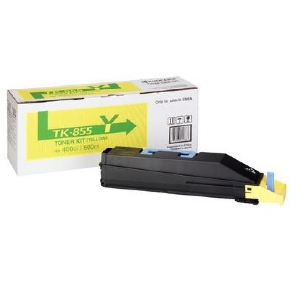 Картридж Kyocera TK-855Y для TASKalfa 400ci/500ci/552ci Yellow 1T02H7AEU0 1T02H7AEU0