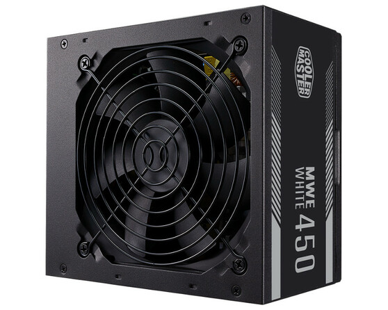 Блок питания Cooler Master MWE White 450W V2 230V / 80Plus 230V EU / 120mm fan / DC-DC + LLC / EU Cable MPE-4501-ACABW-EU MPE-4501-ACABW-EU