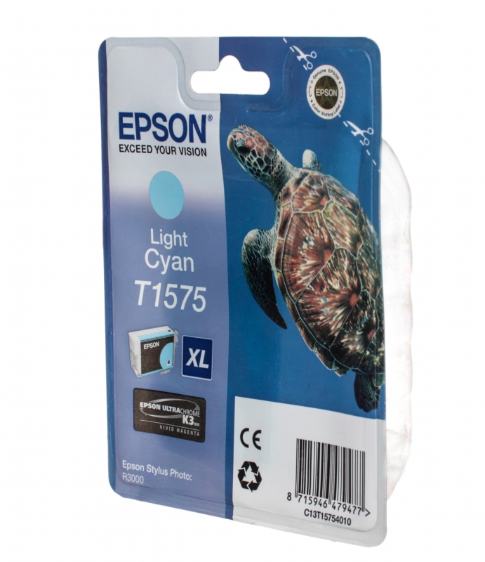 Картридж Epson C13T15754010  для Stylus Photo R3000 (светло-голубой) C13T15754010 #6